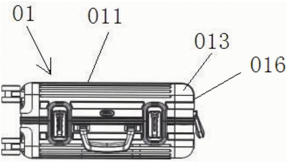 Drawing process of arc corner connecting rib of metal box shell