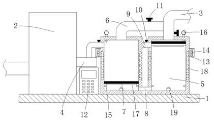 Automatic water cooler circulating water control device