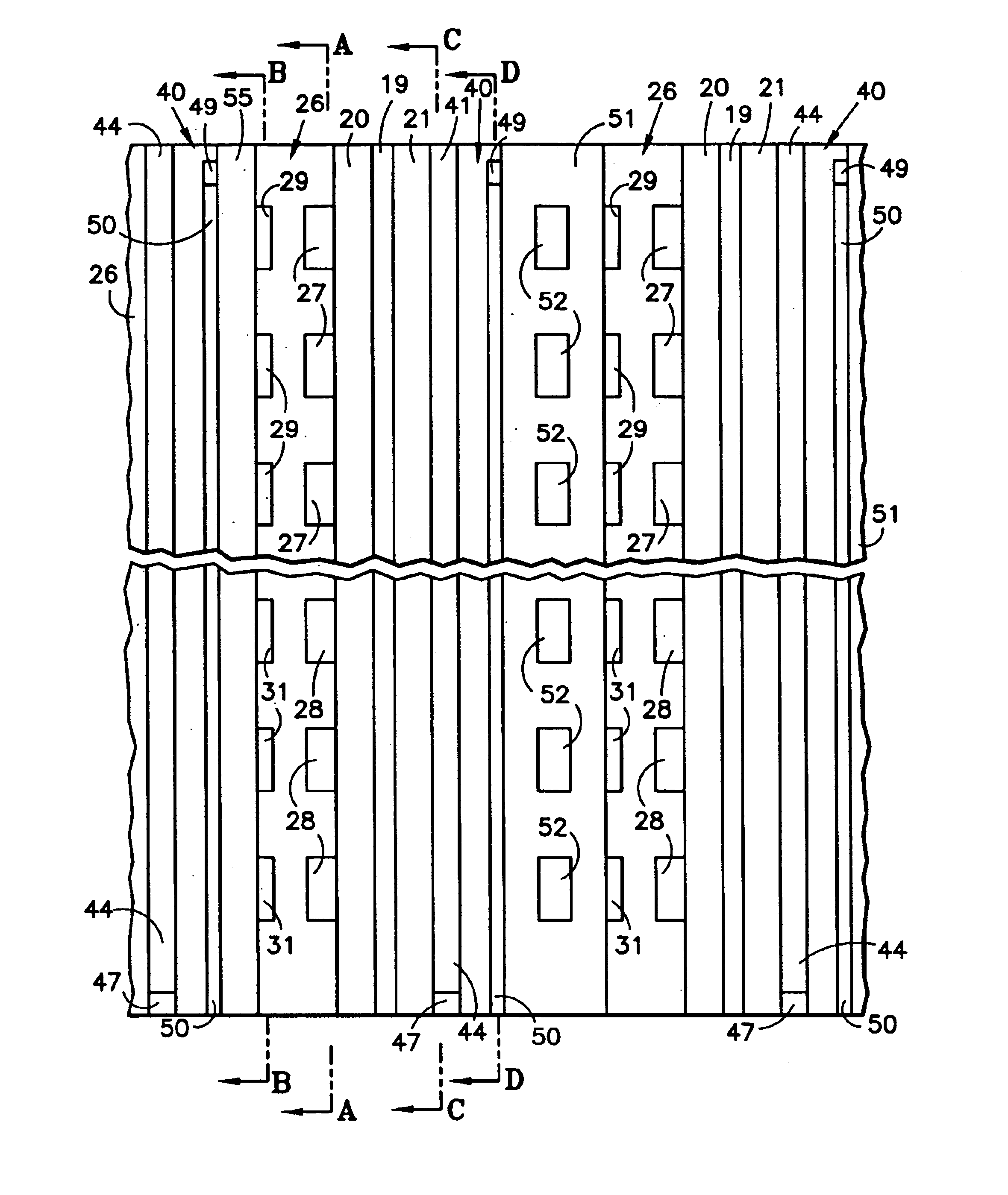 Passive water management fuel cell