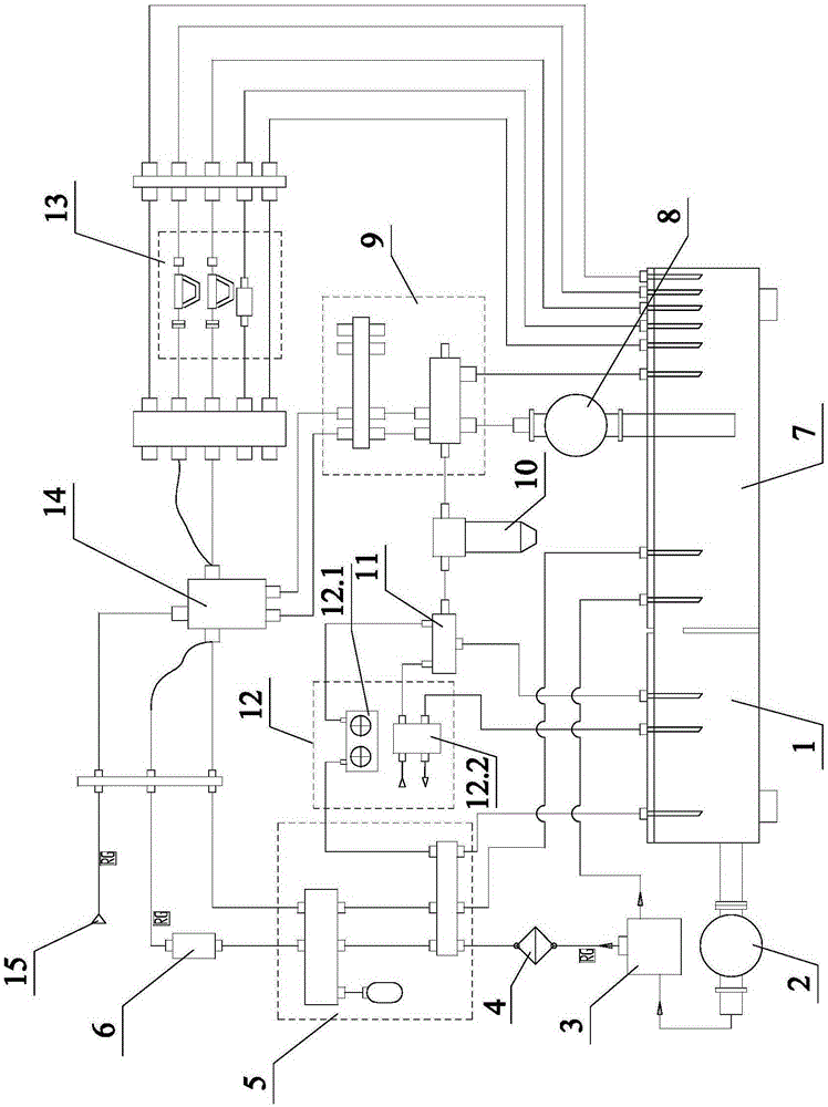 Detection device for dual-clutch electronic hydraulic control module