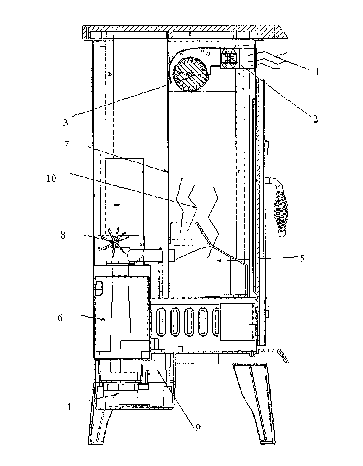 Simulation electric fireplace having mist, humidifying and heating functions