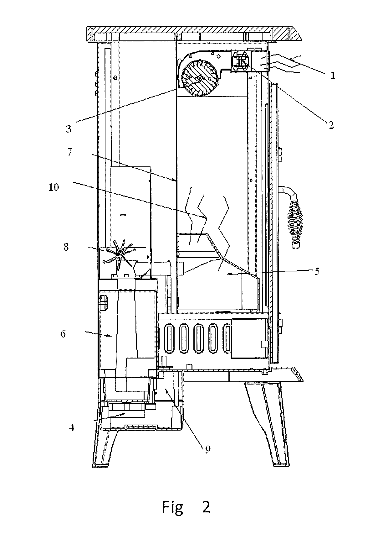 Simulation electric fireplace having mist, humidifying and heating functions