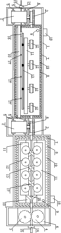 Adjustable bent steel strip straightening machine