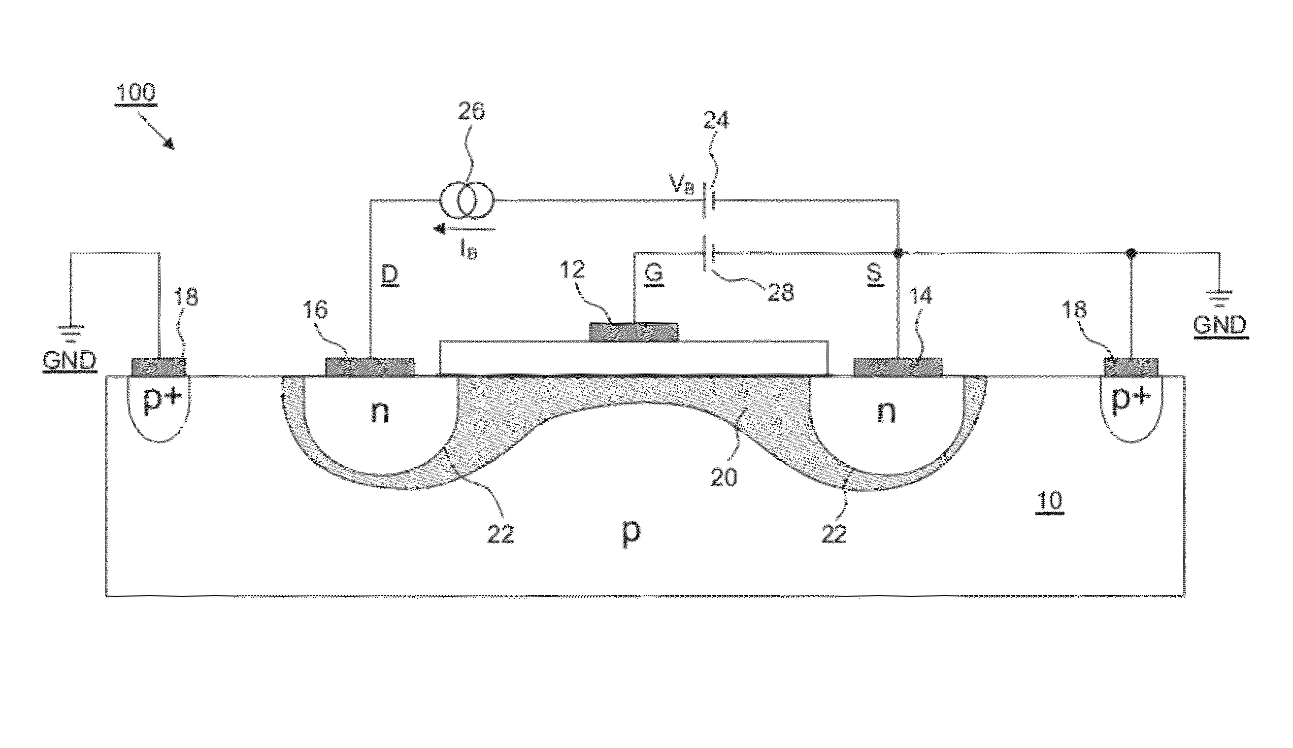 Programmable antifuse transistor and method for programming thereof