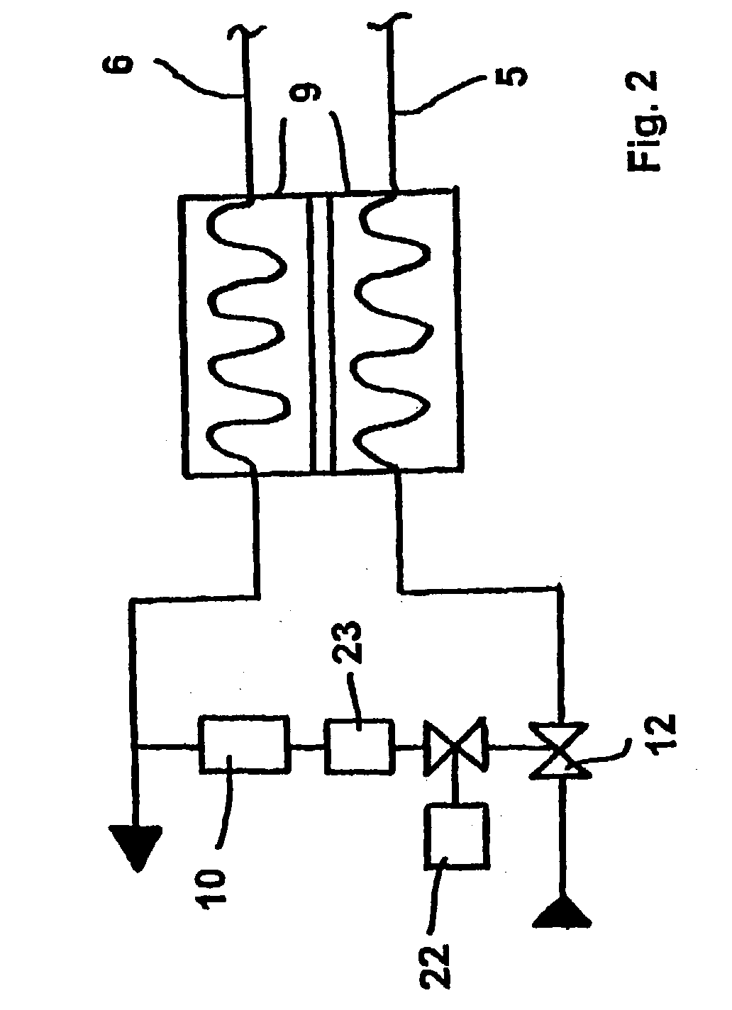 Fuel cells with integrated humidification and method for humidifying fuel cell process gas