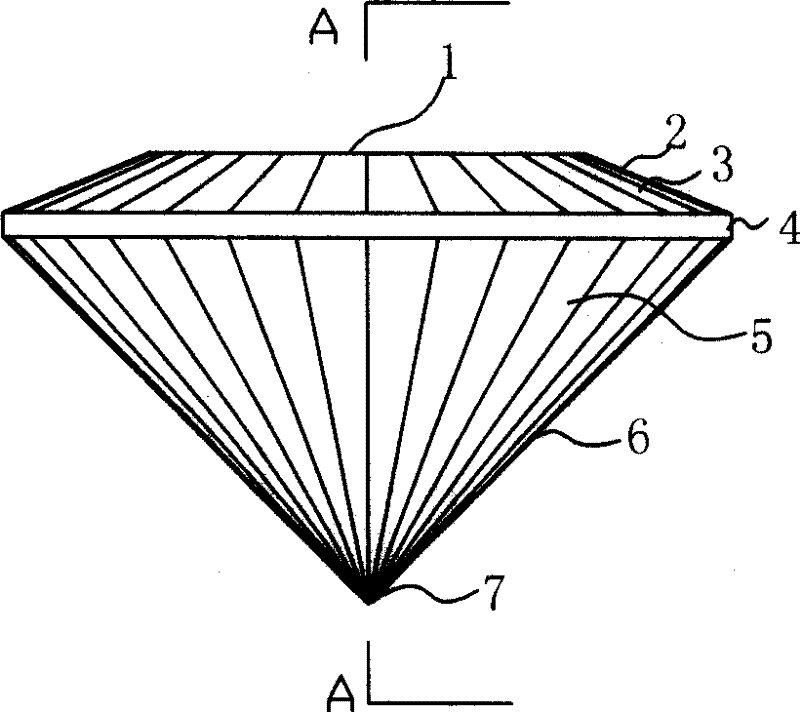 Method for cutting simulation artificial diamond