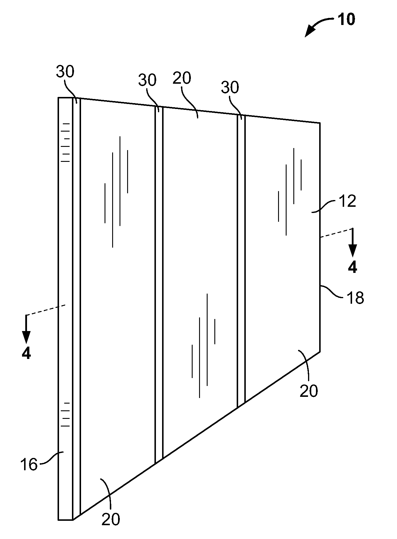 High-strength insulated building panel with internal stud members