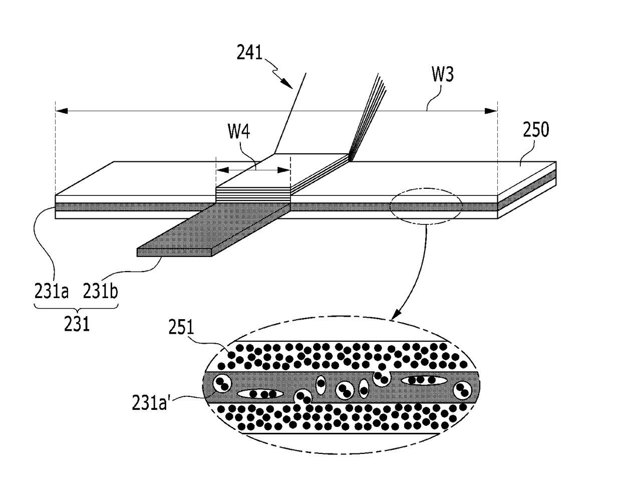 Battery cell including electrode lead containing gas adsorbent