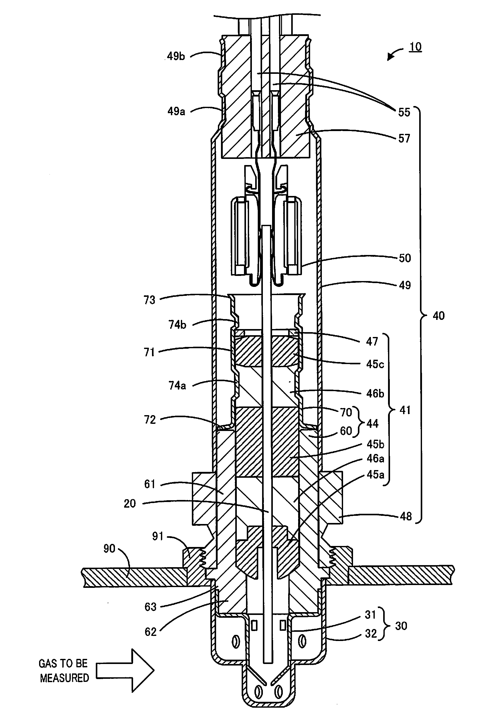 Production method for welded body and production method for gas sensor