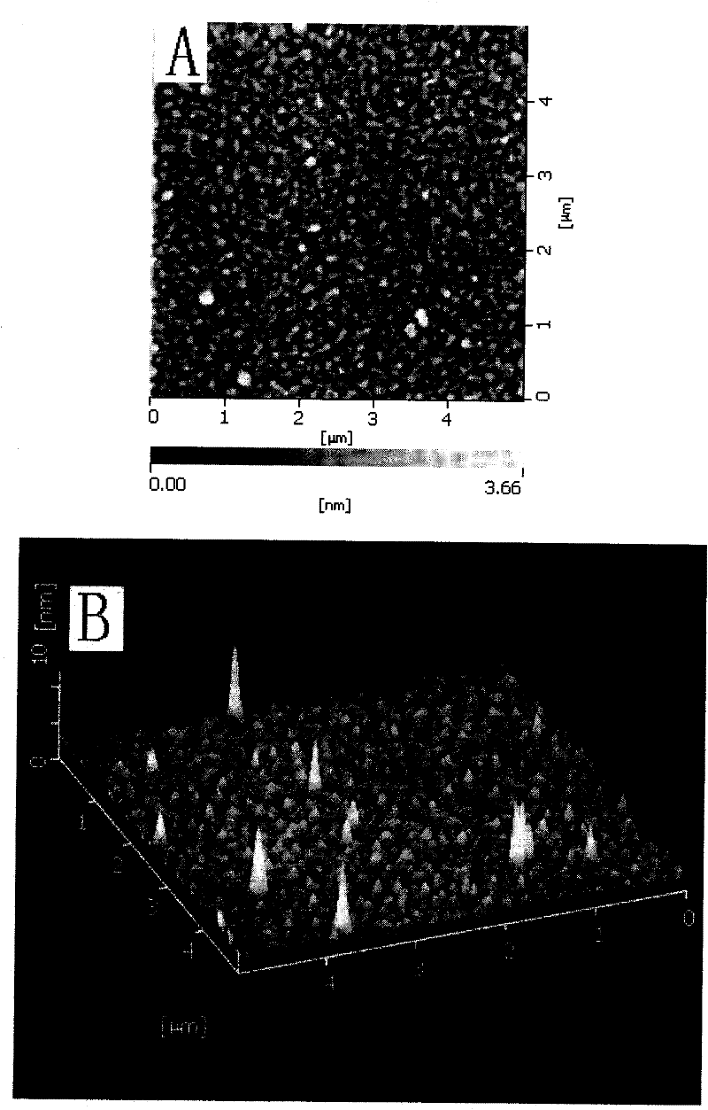 Dithienothiophene dicarboxylic acid monomolecular layer and preparing method thereof