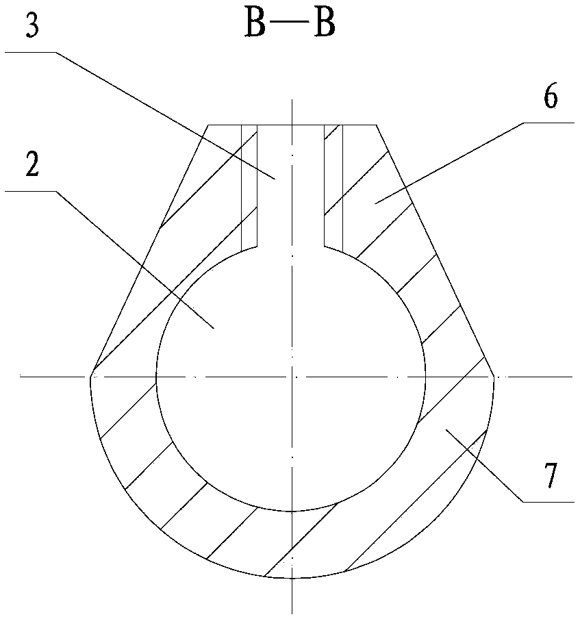 Auxiliary testing fixture for detecting geometric parameters of steep-pitch thread