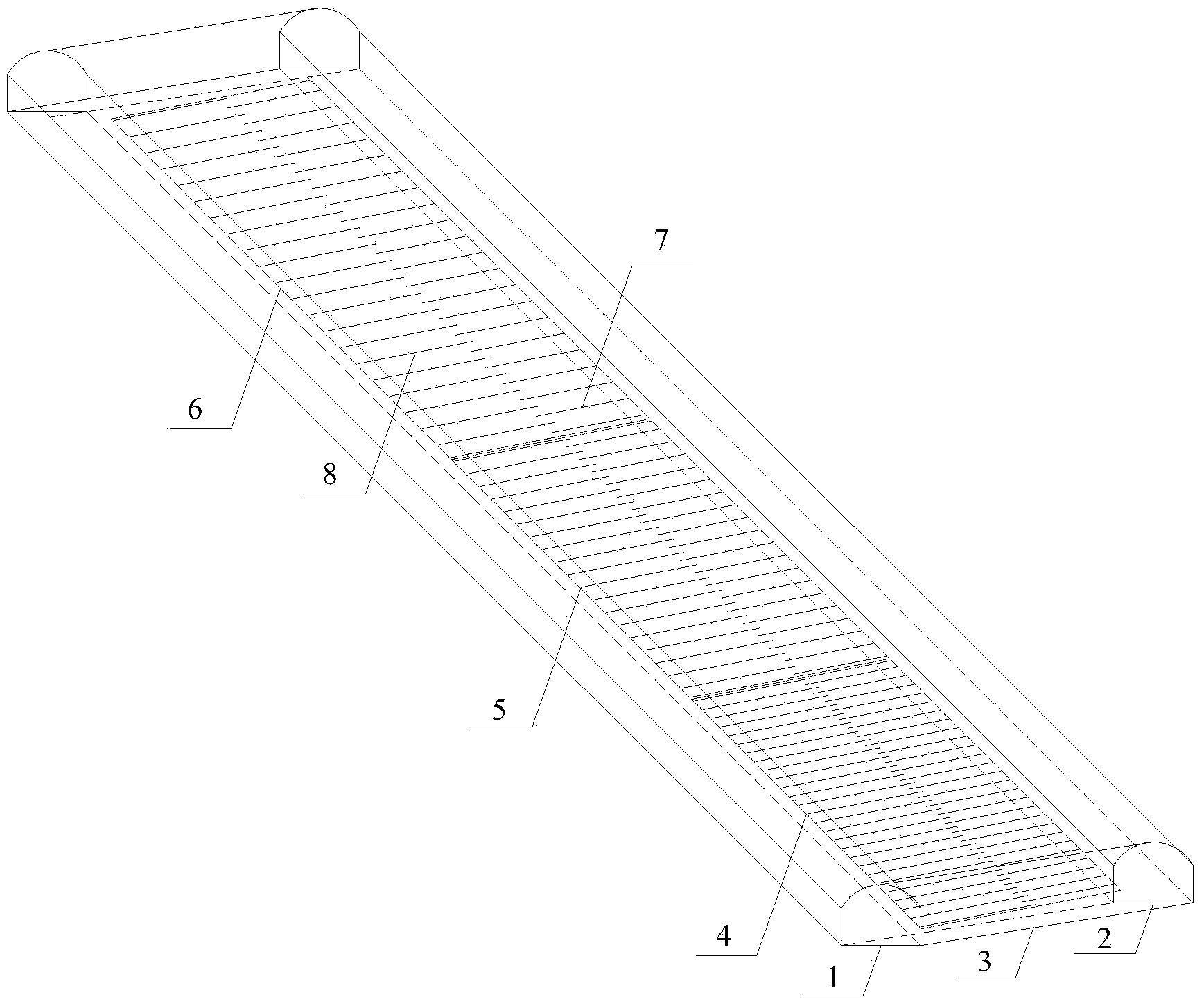 Method for bedding drilling and working surface gas pre-extraction