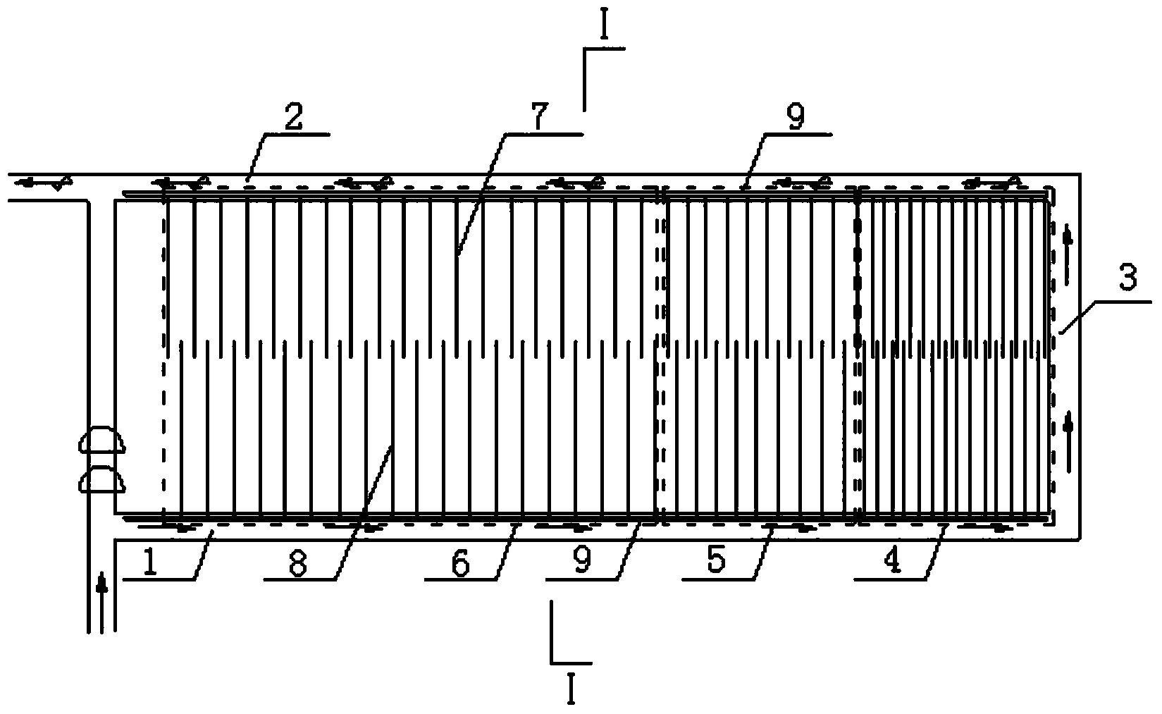 Method for bedding drilling and working surface gas pre-extraction