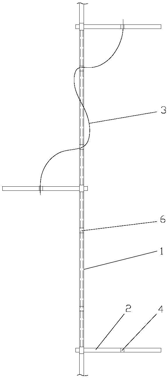 Rapid folding and releasing type oil containment boom