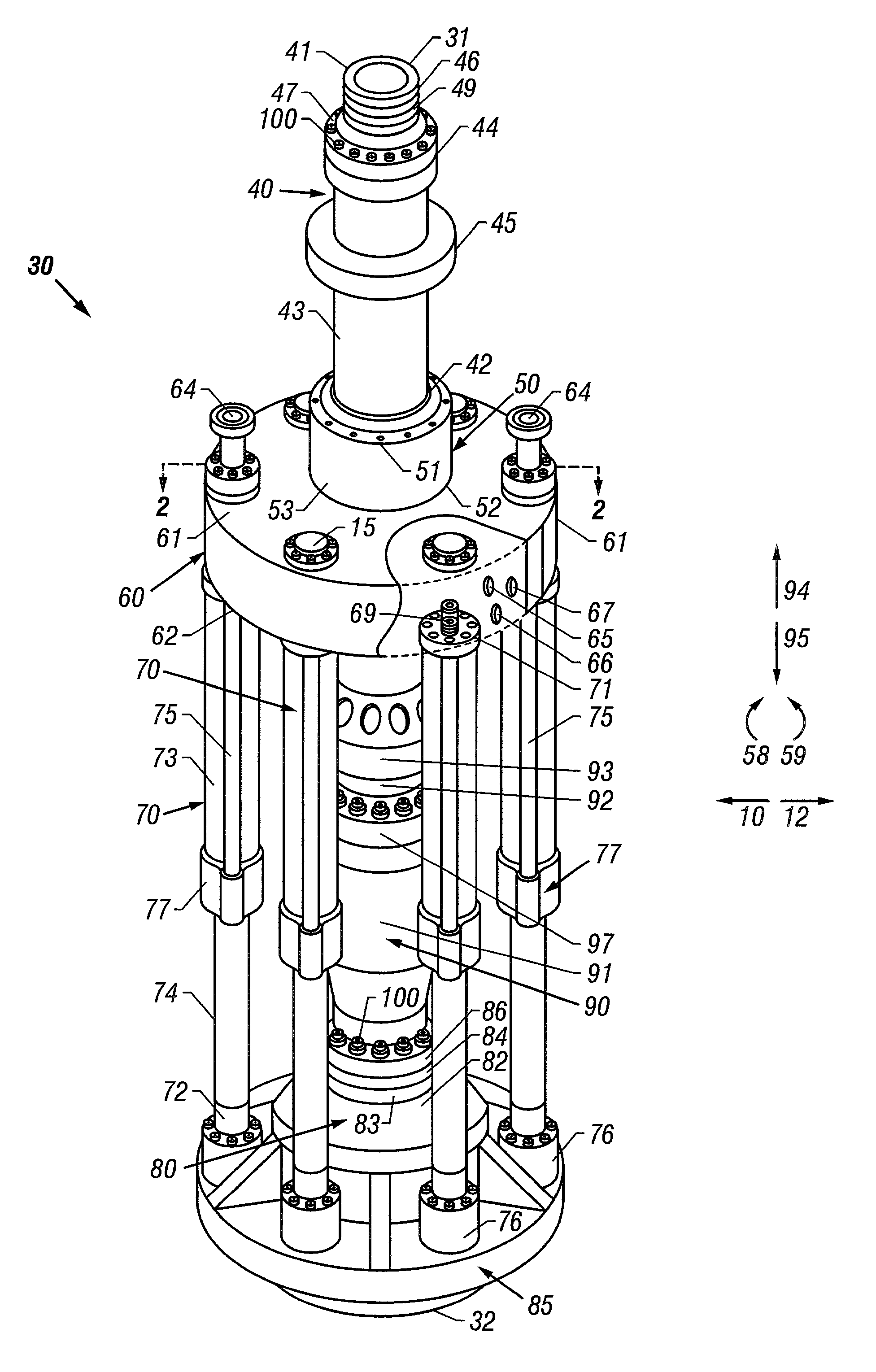 Tensioner/slip-joint assembly