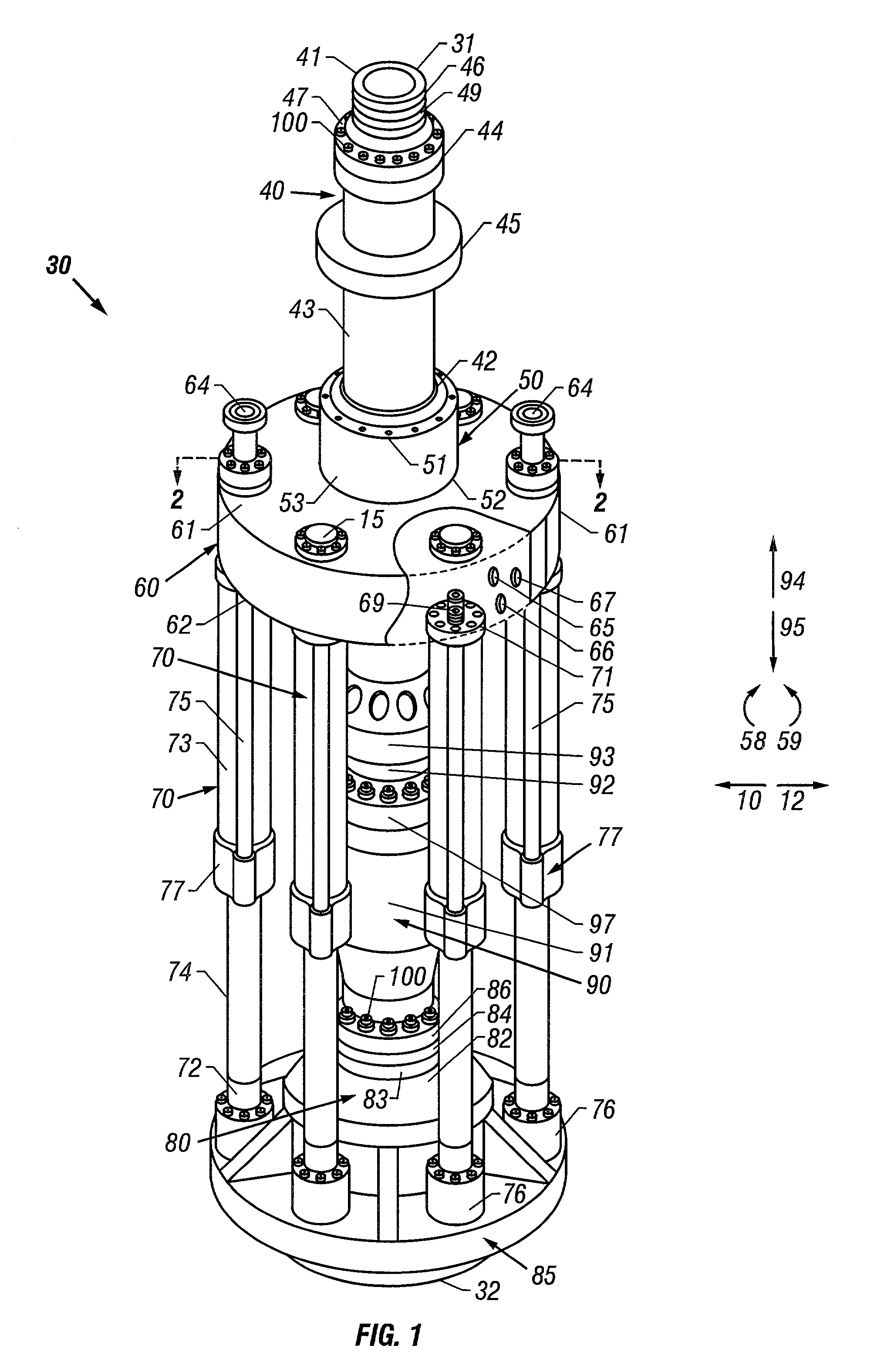 Tensioner/slip-joint assembly