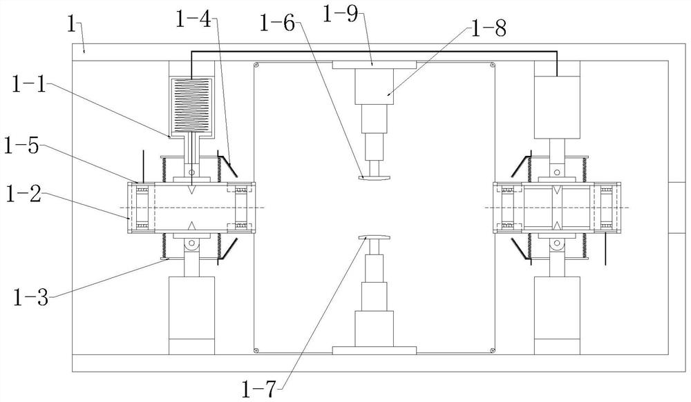 Rebar shearing device with straightening structure