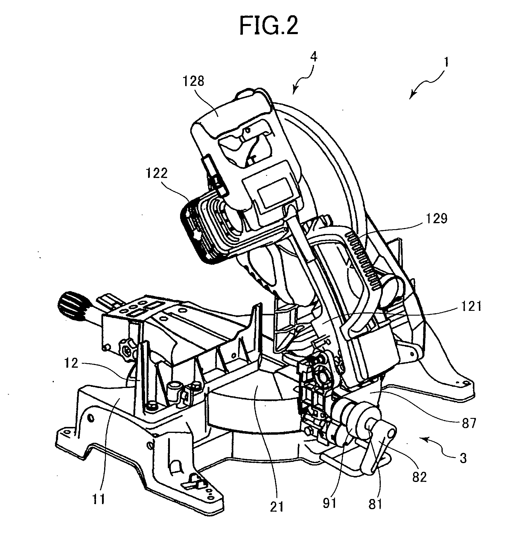 Miter saw having cut angle display device