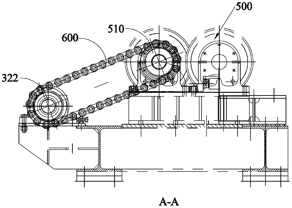 Carrier roller drive device