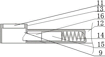 Falling self-rescuing device for elevator