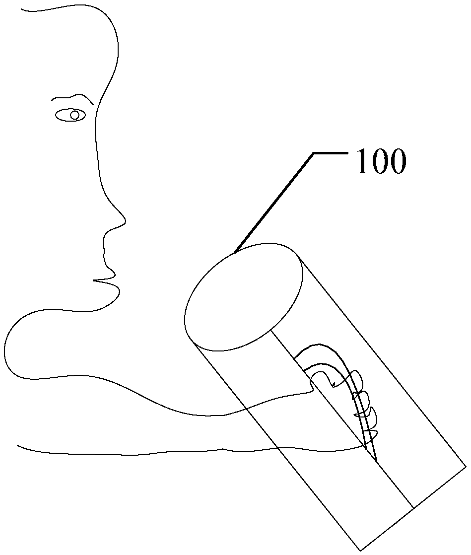 A method for detecting the amount of drinking water of a smart water cup with a handle