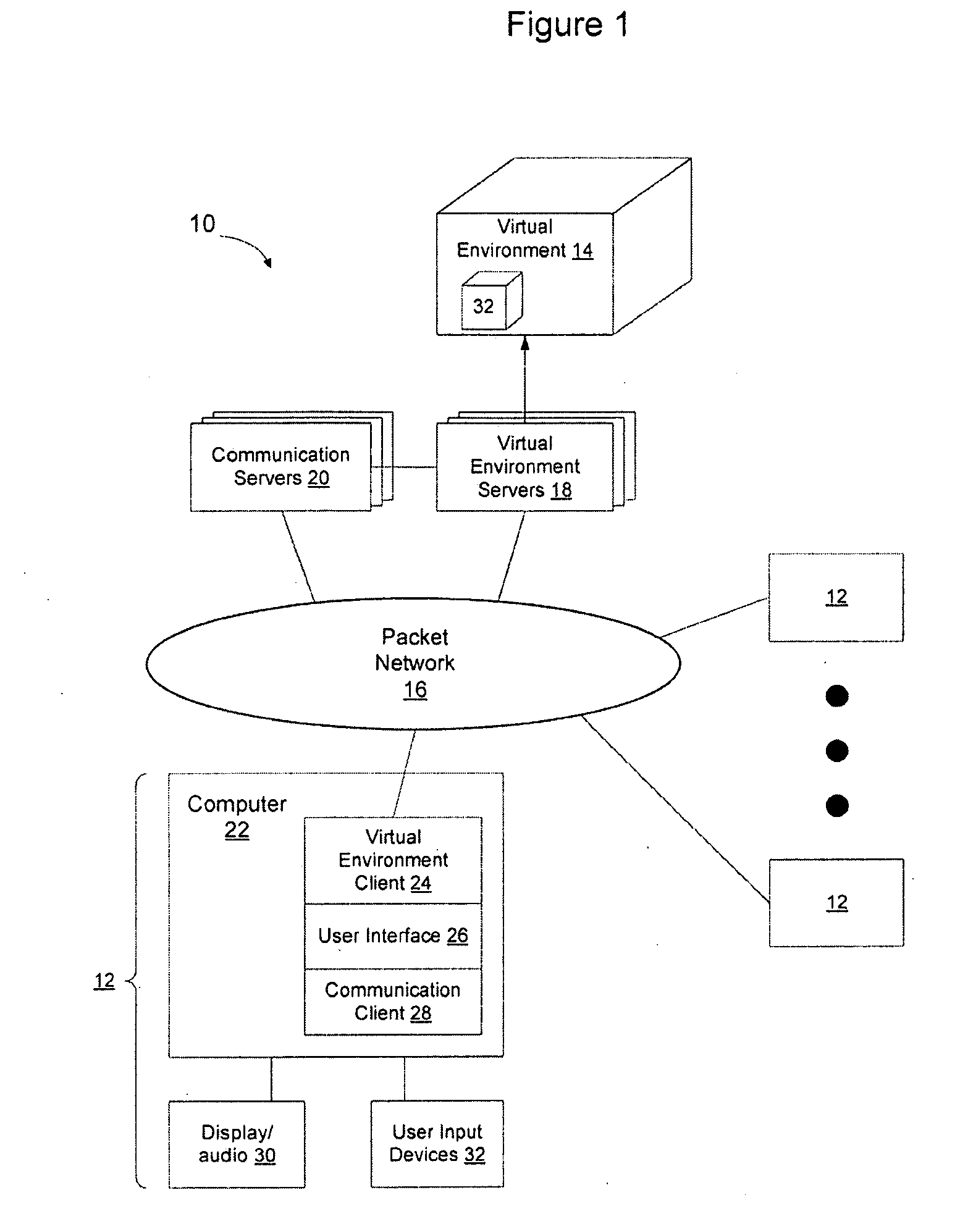 Realistic Audio Communication in a Three Dimensional Computer-Generated Virtual Environment