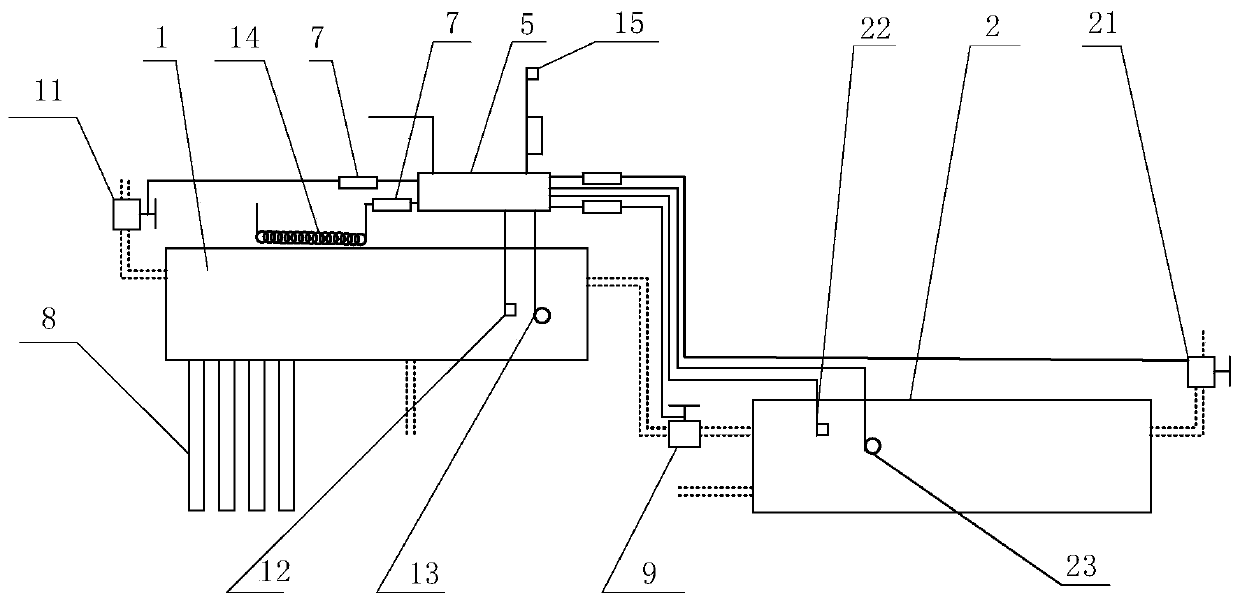 Intelligent solar water heater system and control method based on single-chip microcomputer control