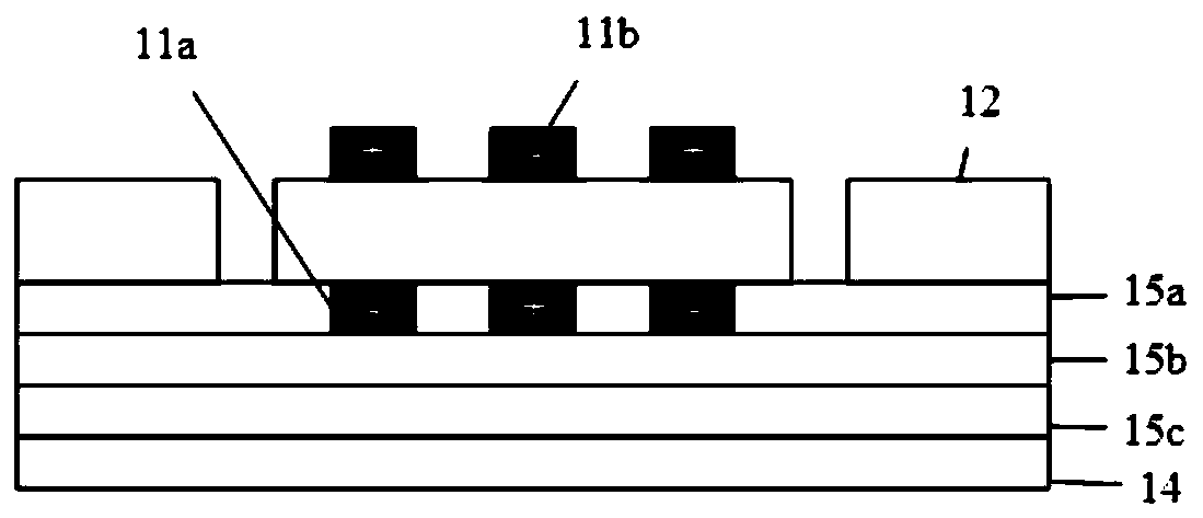 Two-dimensional coupled radio frequency piezoelectric resonator and preparation method thereof