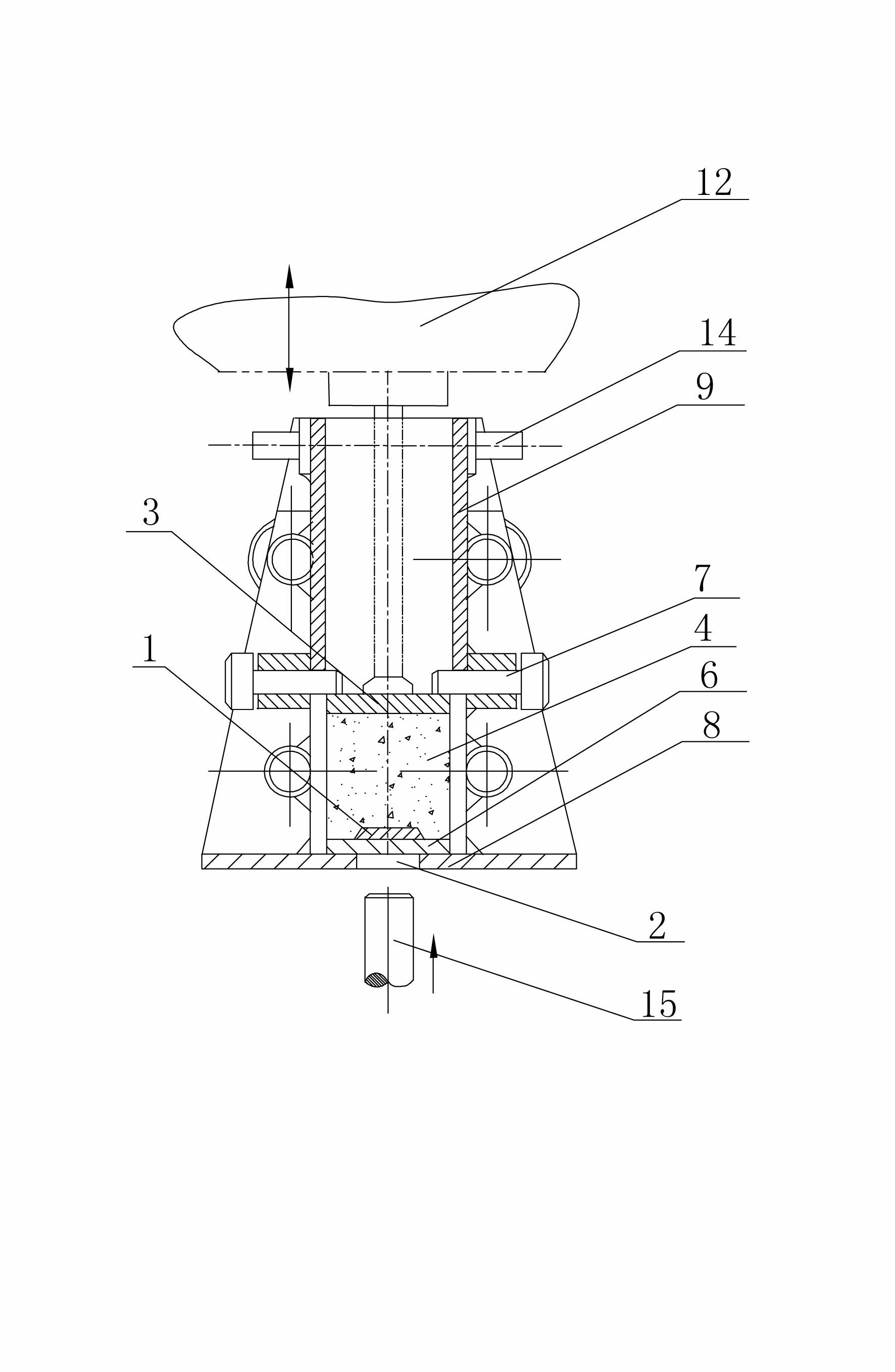 Manufacturing method and special forming mold for synthetic sole timber