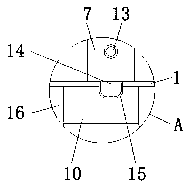 Cloth fixed-length cutting device for students majoring in garments