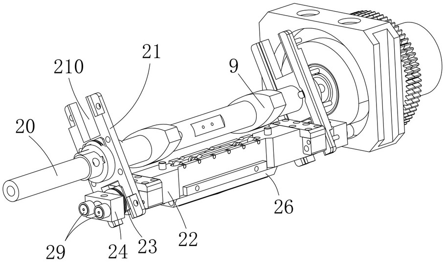 Rotary sealing and cutting device