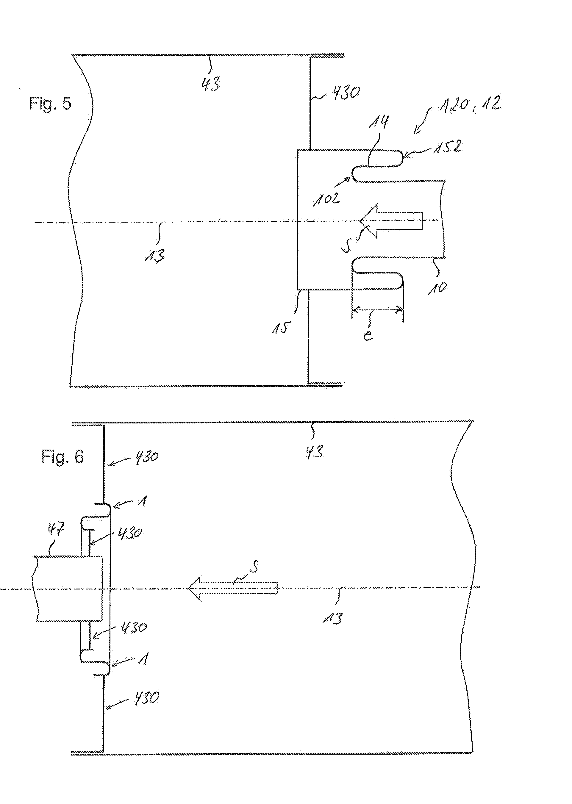 Tubular acoustic insulating element