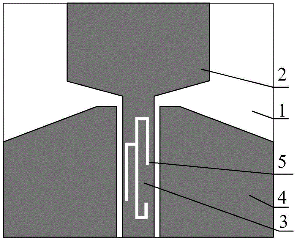 Coplanar waveguide ultra-broadband antenna with notched characteristic