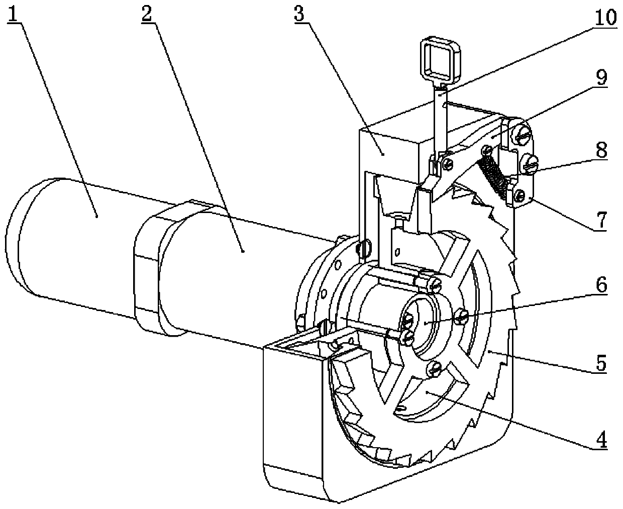 Landing anti-overturning device of air-drop system