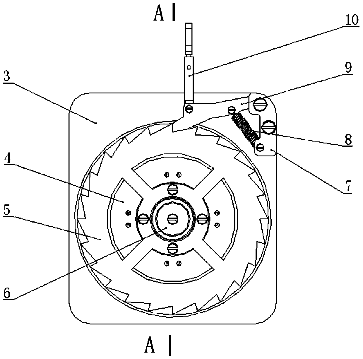 Landing anti-overturning device of air-drop system