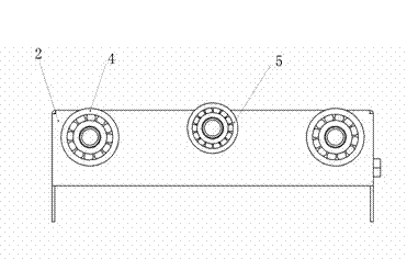 Guide rail tension mechanism of cutting machine with water tank