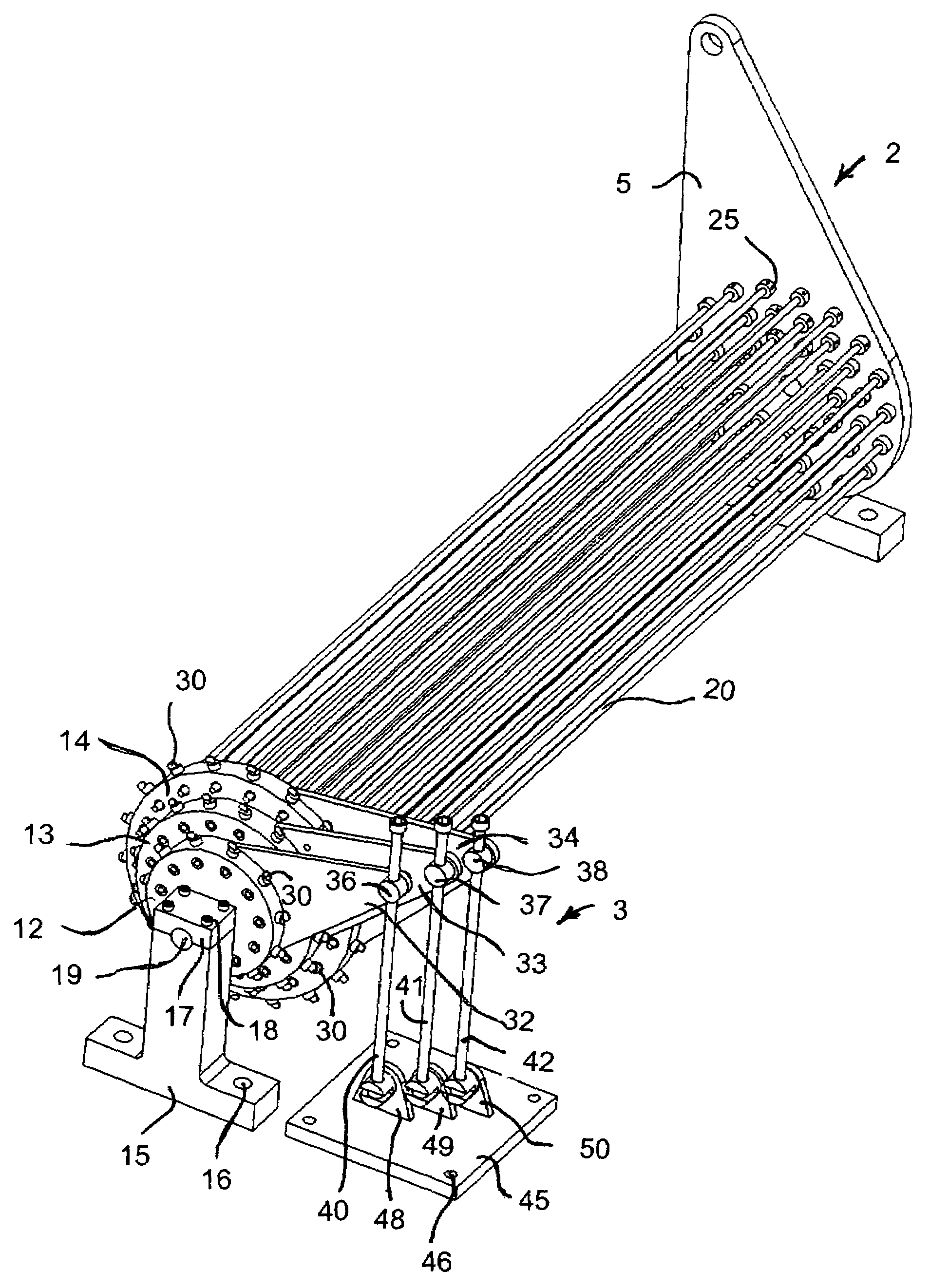 Non-helical torsion spring system