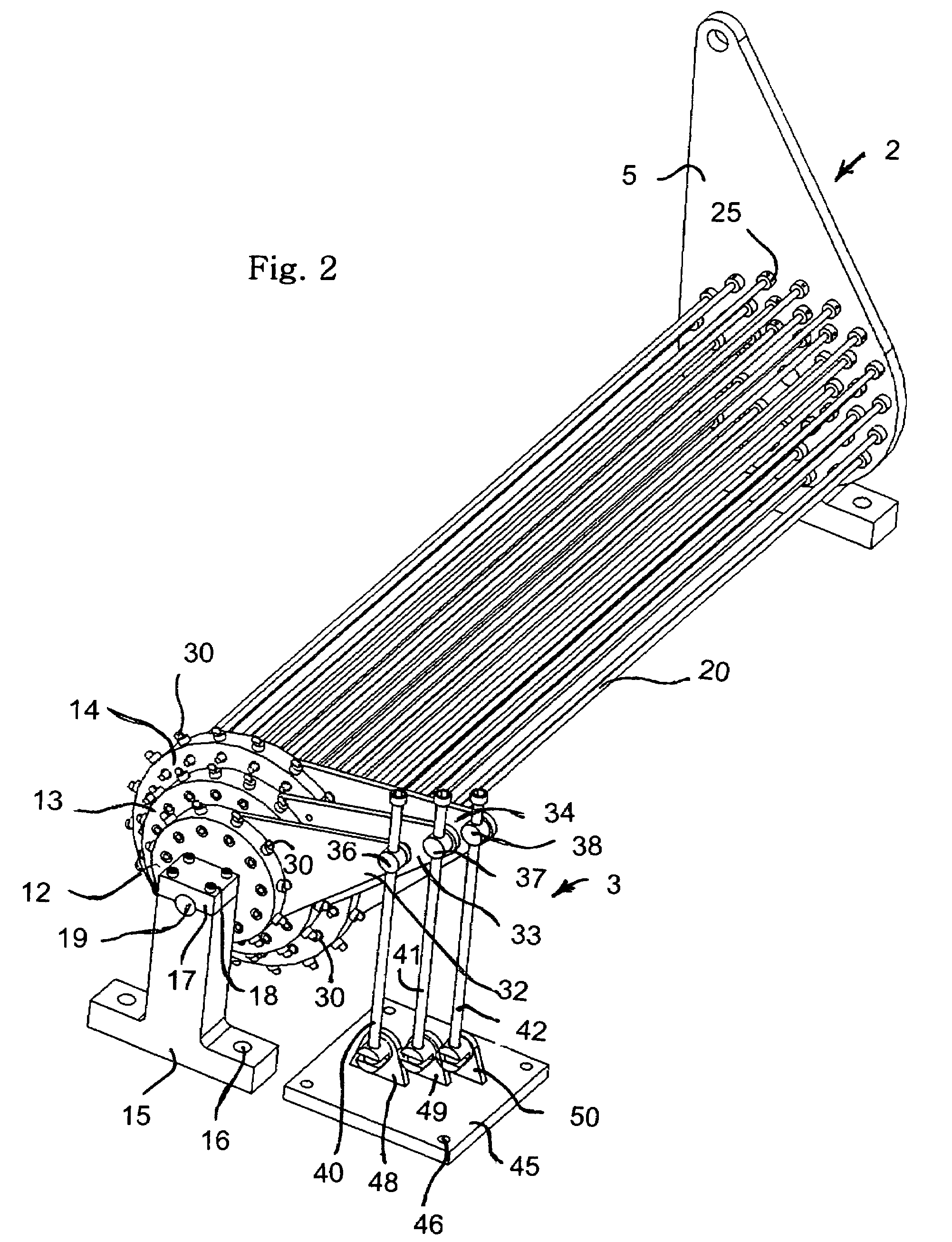 Non-helical torsion spring system