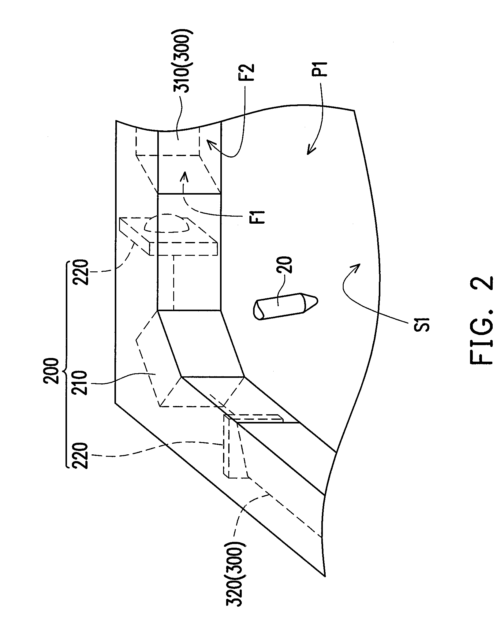 Optical touch-sensing display