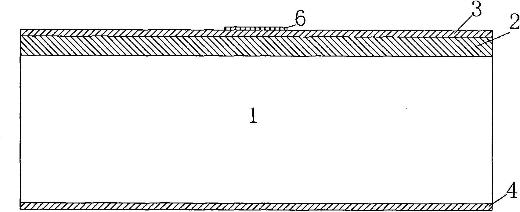 Soft support bridge type silicon micro-piezoelectric ultrasonic transducer chip and prepration method thereof