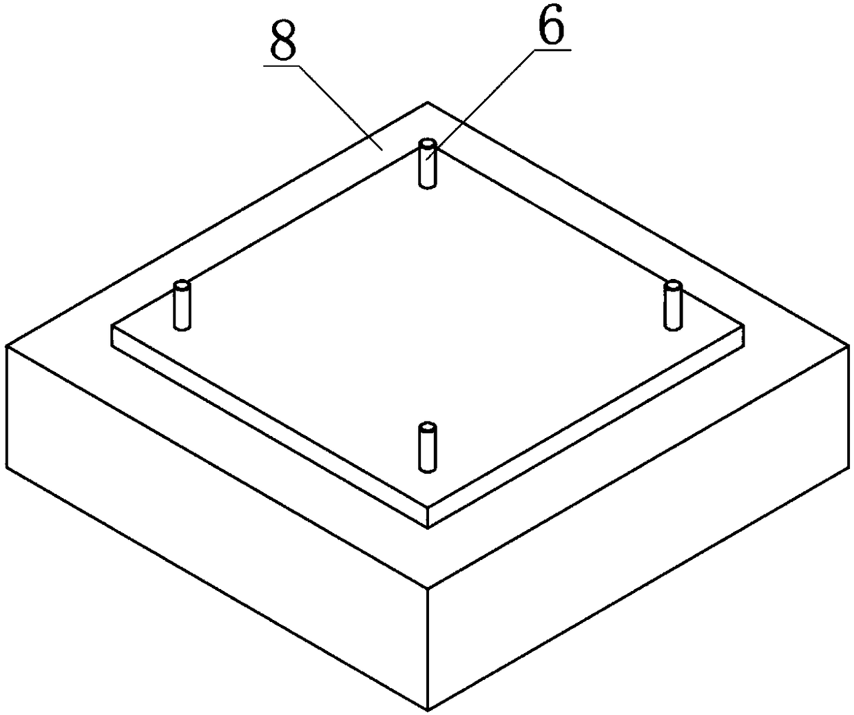 Post-earthquake rapid repair of precast concrete column feet and its construction and maintenance methods