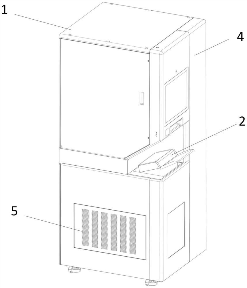 Intelligent file cabinet with automatic classified storage function