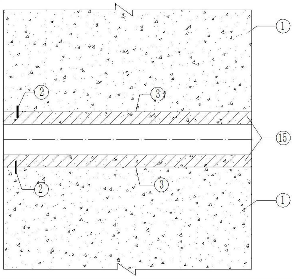 Cross-hole rapid construction method for roller compacted concrete dam