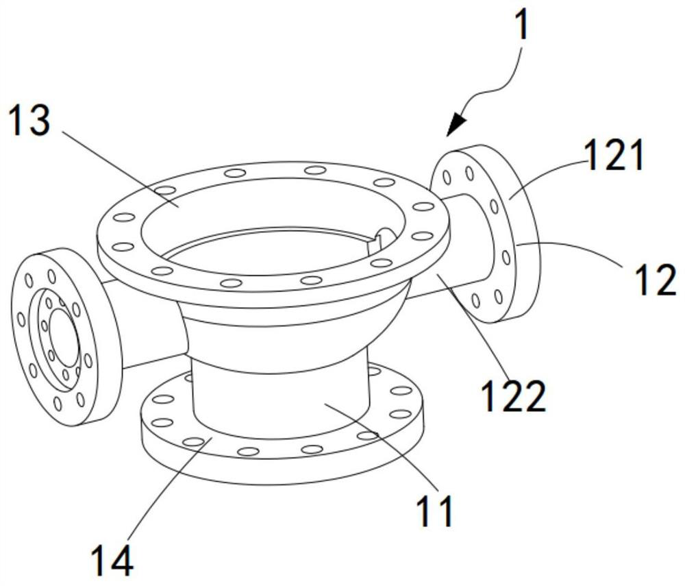 A method for locating the upper part of the special processing of the valve body