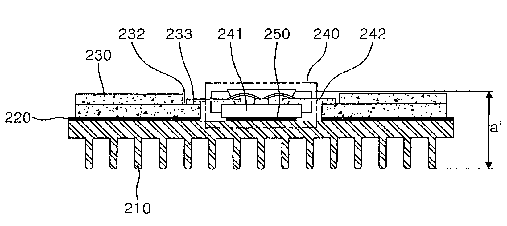 Cooling Device for Light Emitting Diode (LED) Module and Method for Fabricating the Same