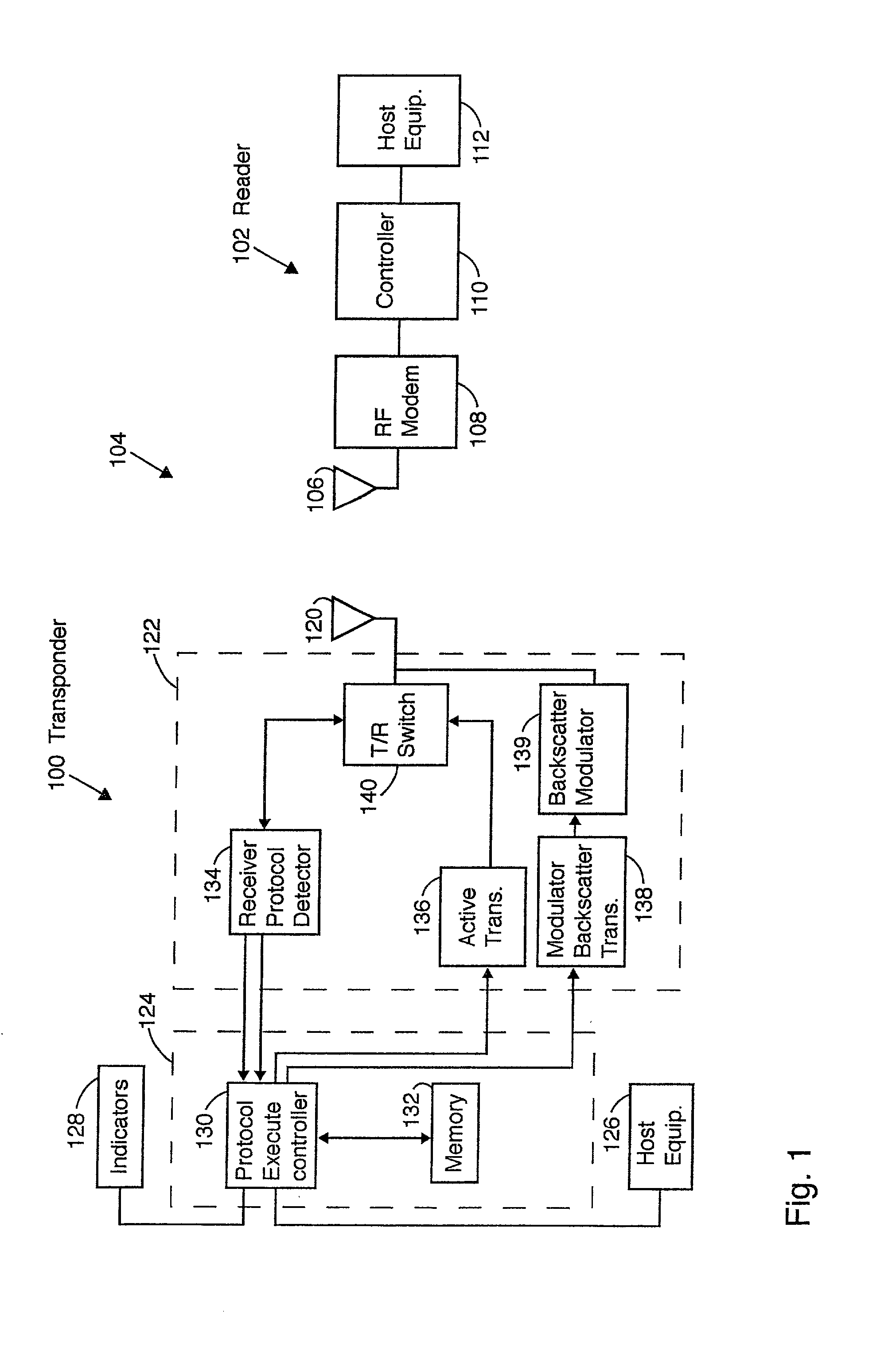 Multiple protocol transponder