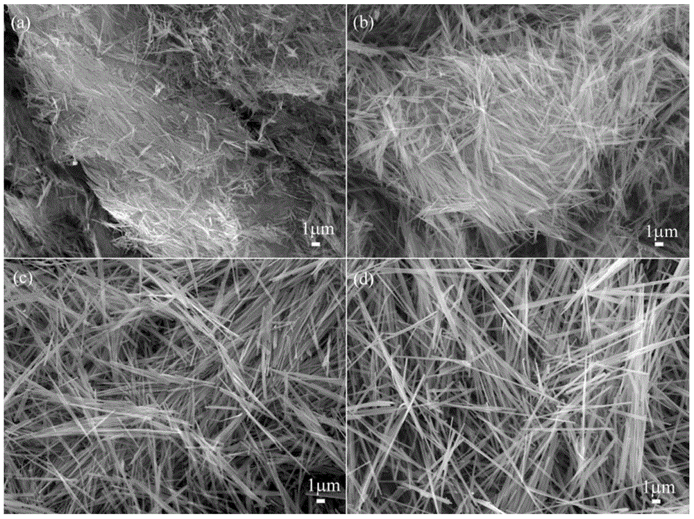 A preparation method of hydrogen sensitive element based on orthorhombic phase molybdenum oxide nanoribbon