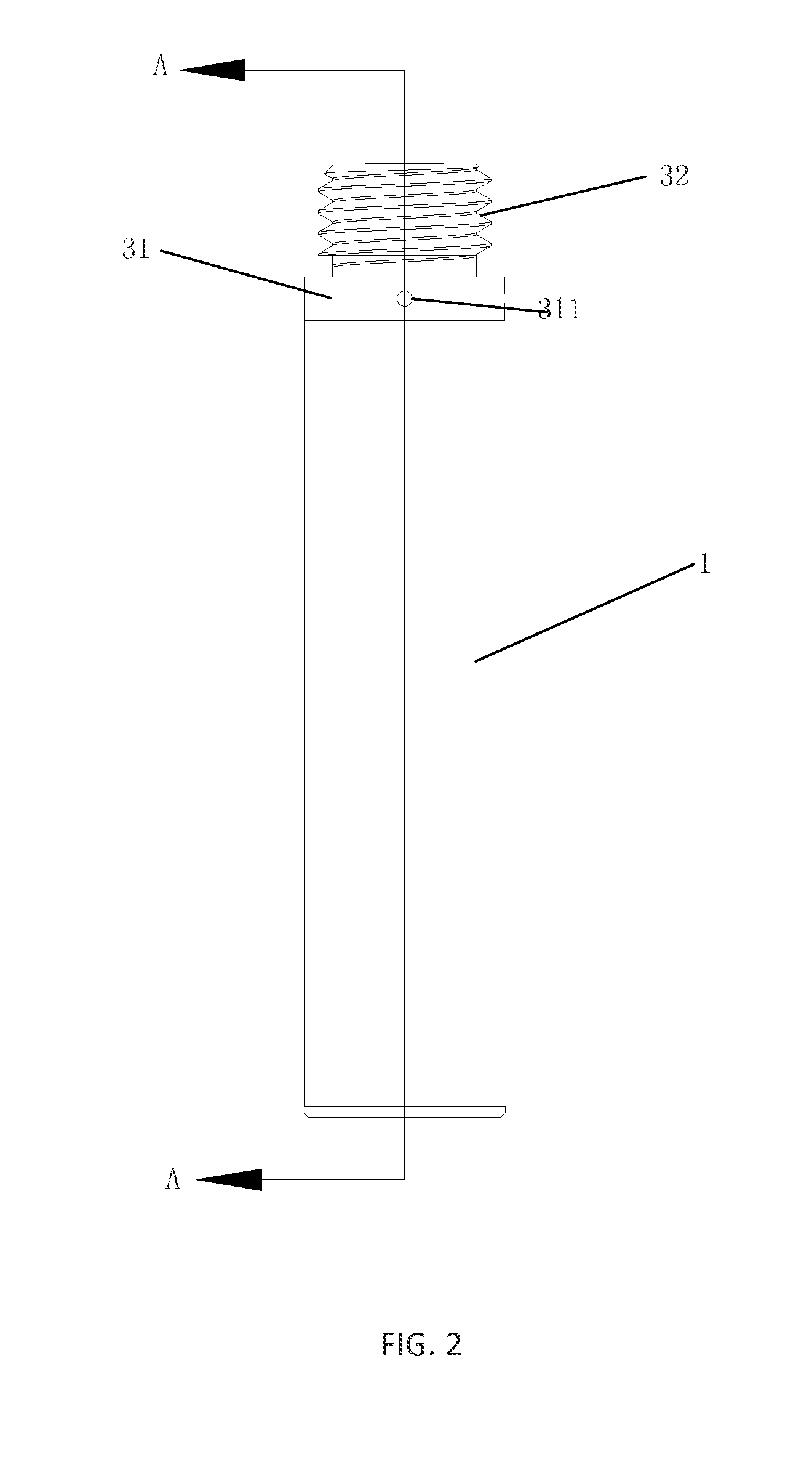 Connecting head of an electronic cigarette and electronic cigarette