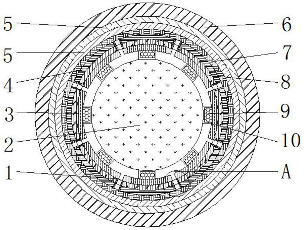 Flame-retardant 5G cable