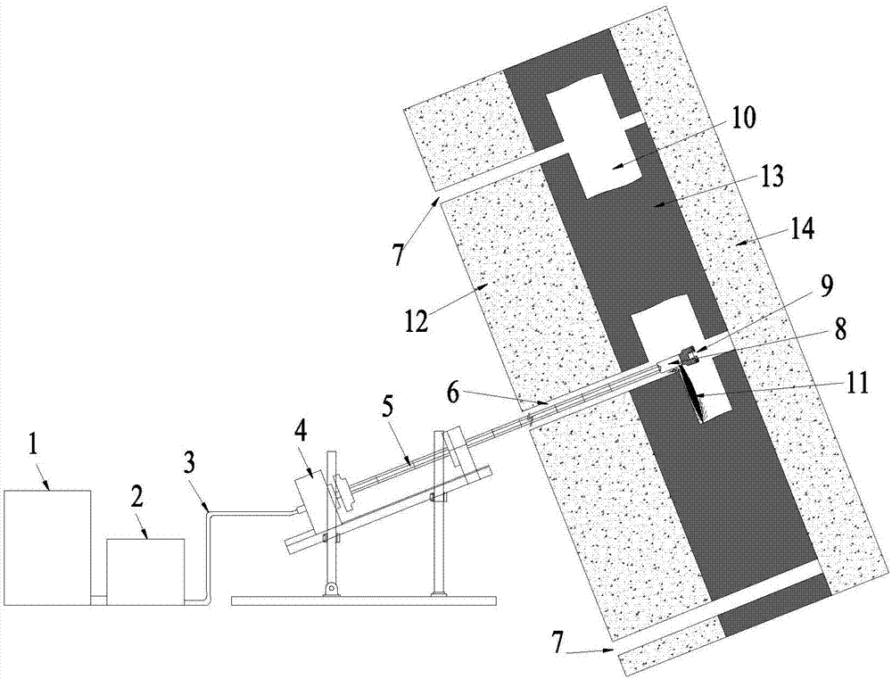 Method for improving permeability through coal mine downhole slotting pressure-maintaining guide fracturing